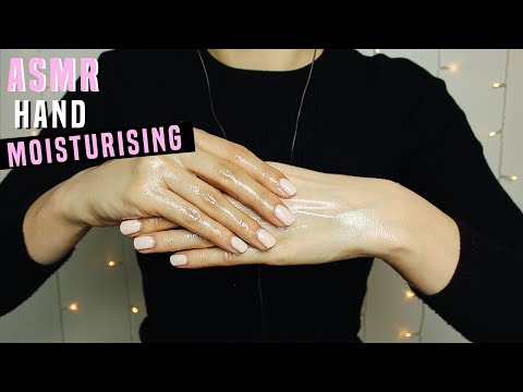 ASMR Hand moisturising sounds with lotion & oil