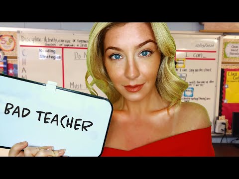 ASMR BAD TEACHER 🍎 Sassy Substitute Teacher Roleplay