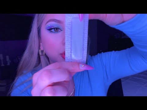 ASMR | Mean big sis fixes your bushy eyebrows 🙄 personal attention + layered sounds