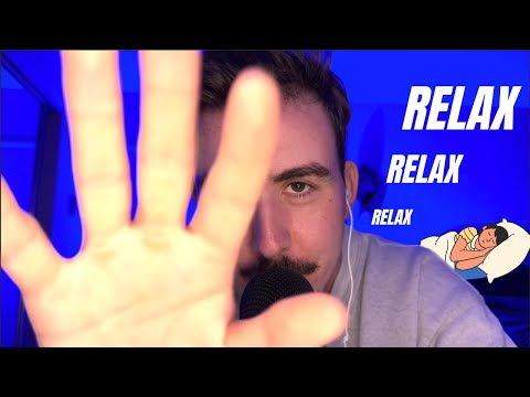 saying *relax* until you finally relax 💤 - ASMR Whisper + Visual Hand Movements