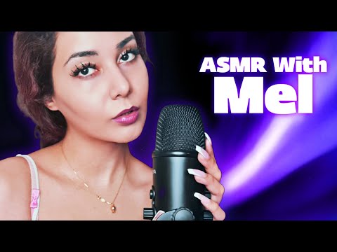 ASMR With Mel | ASMR Mouth Sounds Repeat Words & Tongue Sounds, Trigger Words