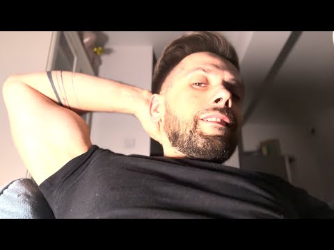 FALL ASLEEP ON MY BELLY | male mouth sounds | ASMR