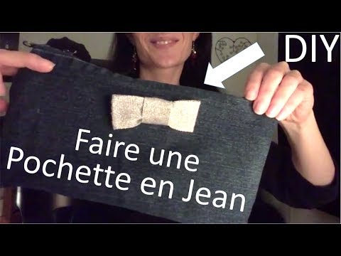 { ASMR FR } DIY Recycler un vieux jean en pochette
