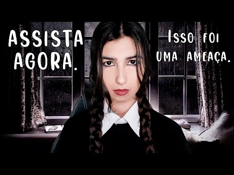 ASMR Wandinha Addams TE OBRIGA a dormir | Roleplay Wednesday