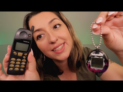 ASMR with my *VINTAGE* items ✨ 90s, Y2K triggers (clicky whispered)
