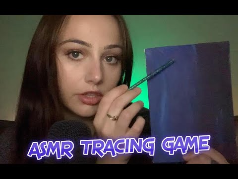 ASMR Tracing and Guess the Word | Whispered