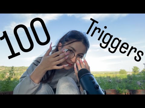Asmr 100 triggers in 1 minute 🌪️