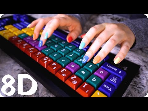 ASMR 8D Clicky Keyboard Typing for Relaxation, Sleep, and Study  (No Talking) ⌨️