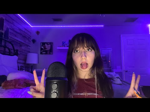 ASMR | PURE mouth  + hand sounds 🫧🎙️(skin scratching, snapping, + more)