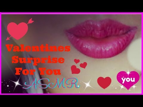 ASMR ♡ SWEET Girlfriend Roleplay Blindfolding You for Valentine's Day Surprise Lollipop Licking🌹🌹