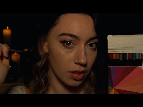 ASMR | Roleplay - Quirky Art Lady Draws ALL OVER YOU for Sleep 💤