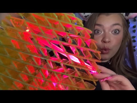 ASMR Mirror Maze with Echo🔦 (light trigger, inaudiable whispering etc)