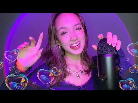 ASMR | Wet/Dry Mouth Sounds and Hand Sounds + Go to Sleep and Face Touching 😴💤
