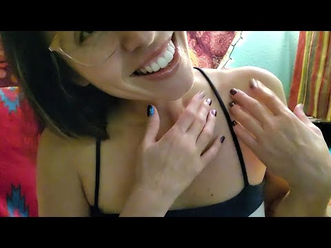 ASMR- skin tapping, rubbing and scratching sounds, no talking 💋