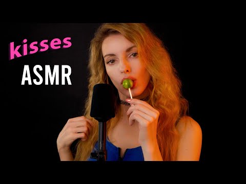 ASMR Kisses Candy Wet Mouth Sounds Kisses