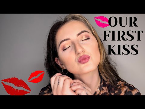 ASMR: OUR FIRST KISS | Peck, Making Out, Tongue | Girlfriend First Kiss