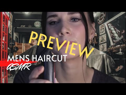 ASMR mens haircut PREVIEW