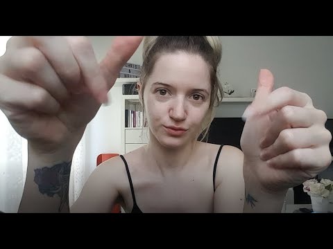 ASMR pure sounds - scissors, hand sounds and movements, mouth sounds, personal attention - ENGLISH