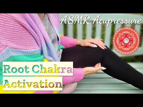 ASMR Reiki WEI ZHONG Acupressure & Root Chakra Activation Meditation Day 8