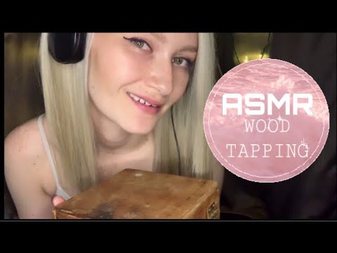 ASMR - wood tapping + scratching | no talking