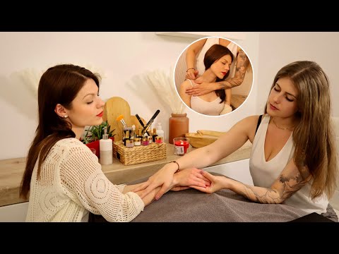 ASMR SPA TREATMENT [Real Person] Gentle Hand Exam, Massage & Nail Care (Doonails) deutsch/german