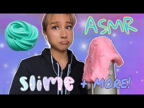 ASMR Nail Tapping, Slime on the Mic, & Mouth Sounds (10k+ Celebration!)