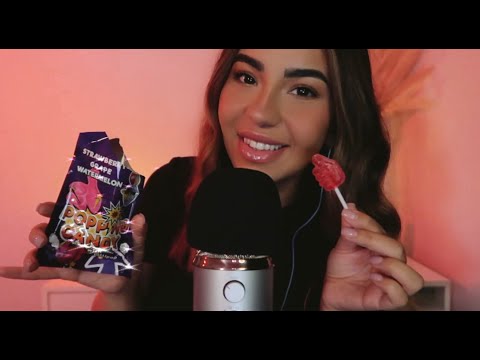 ASMR Sensitive Mouth Sounds & Pop Rocks For Anxiety relief & sleep +hand movements for brain tingles