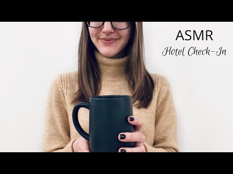 ASMR Hotel Check-In Roleplay l Soft Spoken, Typing, Personal Attention