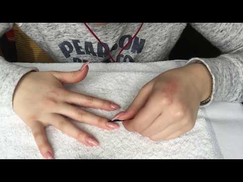 ASMR Relaxing Hands and Nails Treatment, Oil Massage