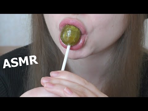ASMR lollipop (licking mouth sounds) NO TALKING