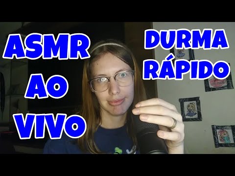 LIVE DE ASMR - BATENDO PAPO ATÉ VOCÊ DORMIR