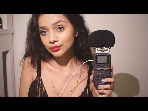 ASMR BINAURAL -  Mouth Sounds, Pincéis Na Tela, Sussurros