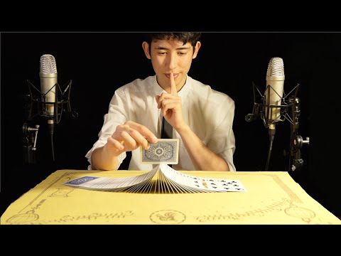 DON'T CLOSE YOUR EYES... (INSANE ASMR card magic) [4K]