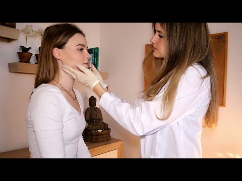 ASMR [Real Person] Head To Toe Physical Assessment (deutsch/german) soft spoken medical exam RP