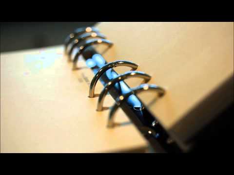 (3D binaural sound) Asmr flipping through a binder with clear sheet protectors
