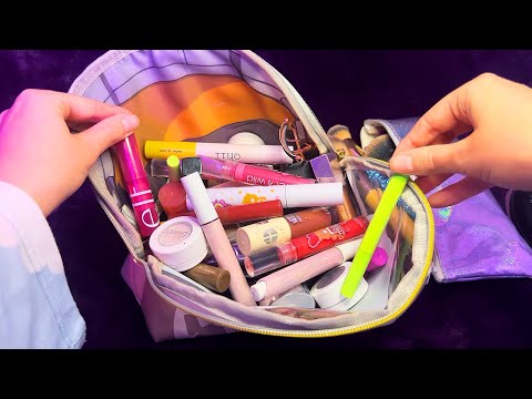 ASMR Makeup Bag Show and Tell (Whispered)