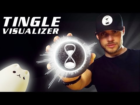 ASMR TINGLE VISUALIZER | Trigger Words & Tapping