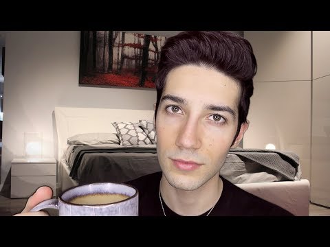 ASMR Chilling in my Room During House Party (Muffled Music, Soft Spoken)