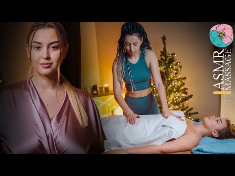 Christmas asmr massasge by Anna | ASMR Lomi Lomi Hawaiian Full Body massage | xmas edition