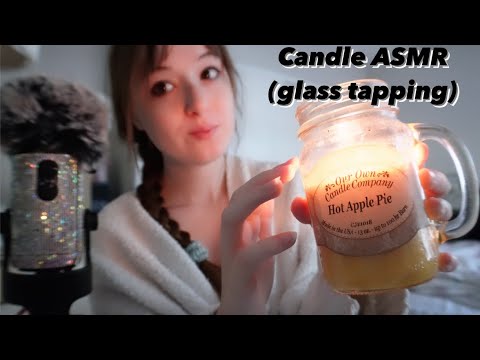 ASMR glass tapping (candles)🕯️