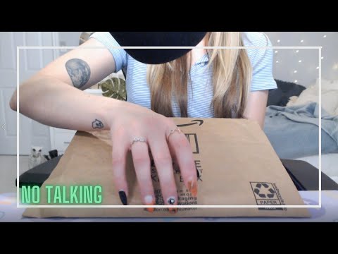 Tapping & Scratching on packages📦 ~ ASMR ~ Envelopes, Plastic bag, Foam, Box Sounds ~ No Talking