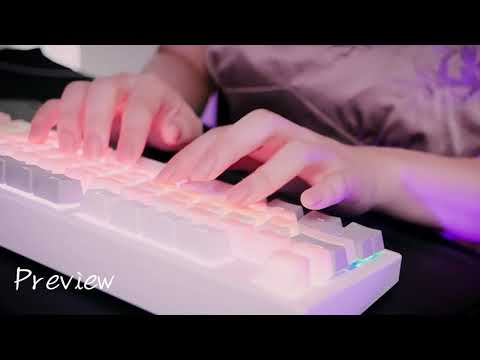 ASMR Extremely Relaxing Keyboard Typing /wood keyboard/cox endeavour/logitechg850 1 hour