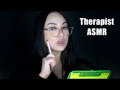 ASMR THERAPIST ASKS YOU QUESTIONS P1