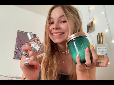 ASMR- aggressive tapping on glass items♡ (whispered)