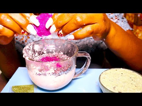 This Will Make You SLEEP ASMR Slime Relaxing/Pink Glitter