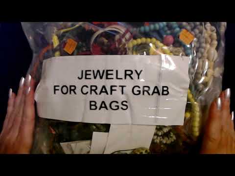 ASMR | Goodwill Jewelry Bag Show & Tell 5-3-2021 (Whisper)