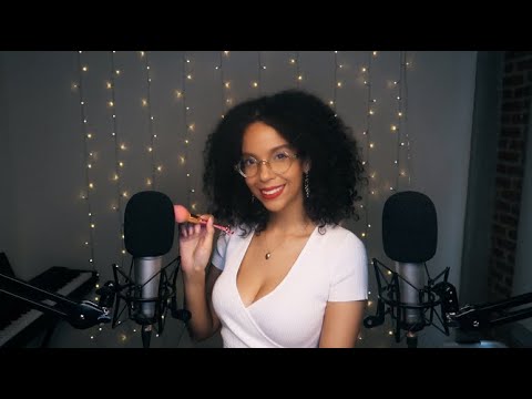 ASMR | Soft Mic Brushing Ear to Ear with Gentle Whispers 😴