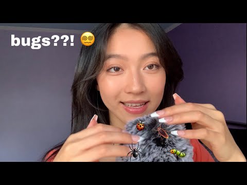 ASMR plucking bugs out of your hair & calming you down 💆🏻‍♀️ (mic brushing, tapping, whispering)