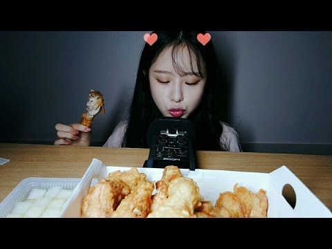 [ASMR] 얌얌! bbq 바삭칸 치킨 이팅 bbq Crispy chicken eating sounds
