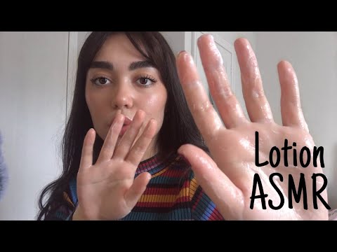 ASMR Lotion Sounds + Hand Movements | With Relaxing Whispers for Sleep/Anxiety